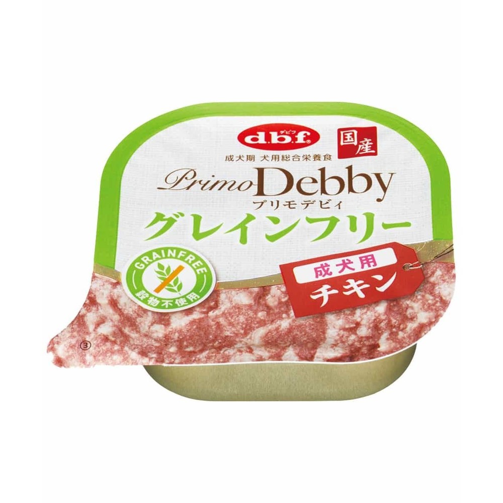 デビフペット プリモデビィ グレインフリー 成犬用 チキン 95g, 成犬用 チキン, 95g