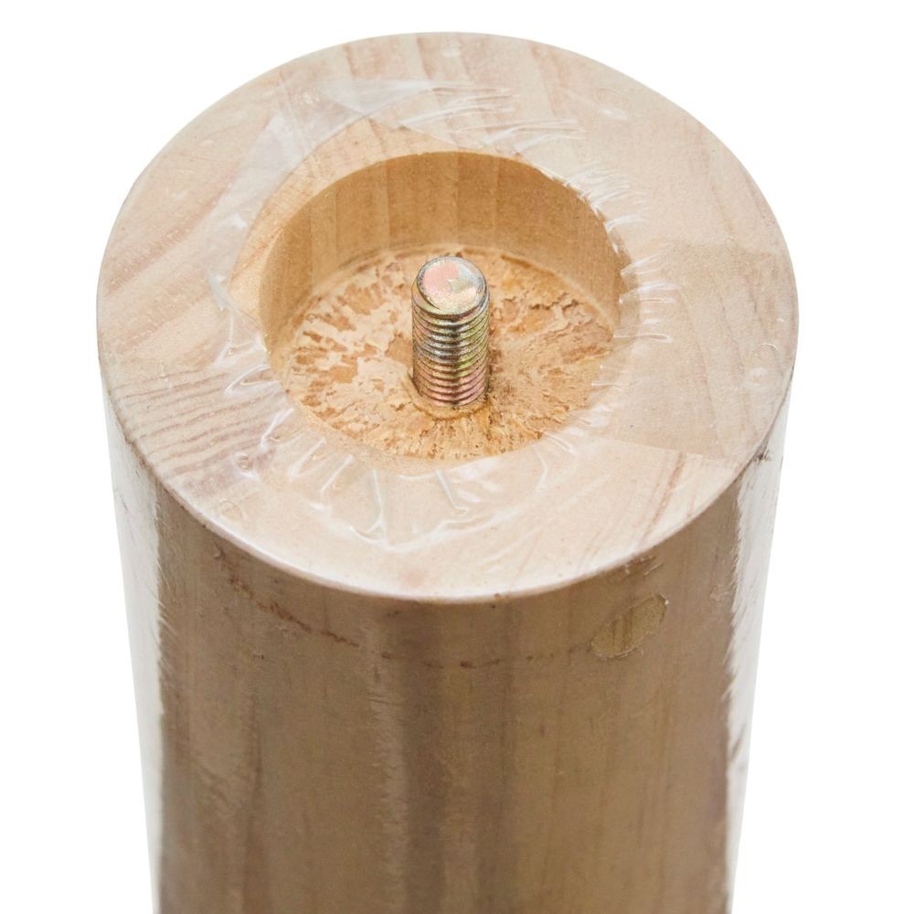 メルクシパイン丸脚 ボルト付 約330mm×70パイ, Φ70mm, 330mm