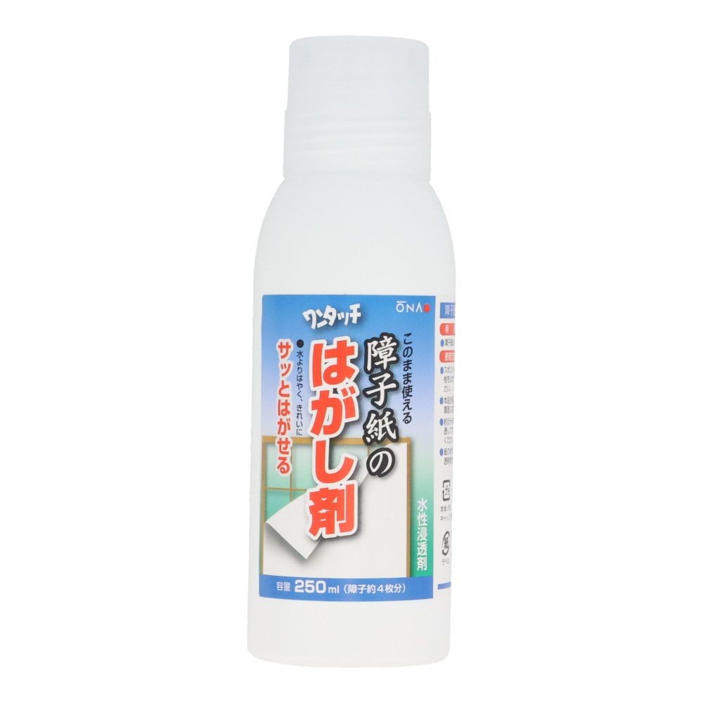 大直　ワンタッチ障子紙のはがし剤, 障子紙のはがし剤, 250ml