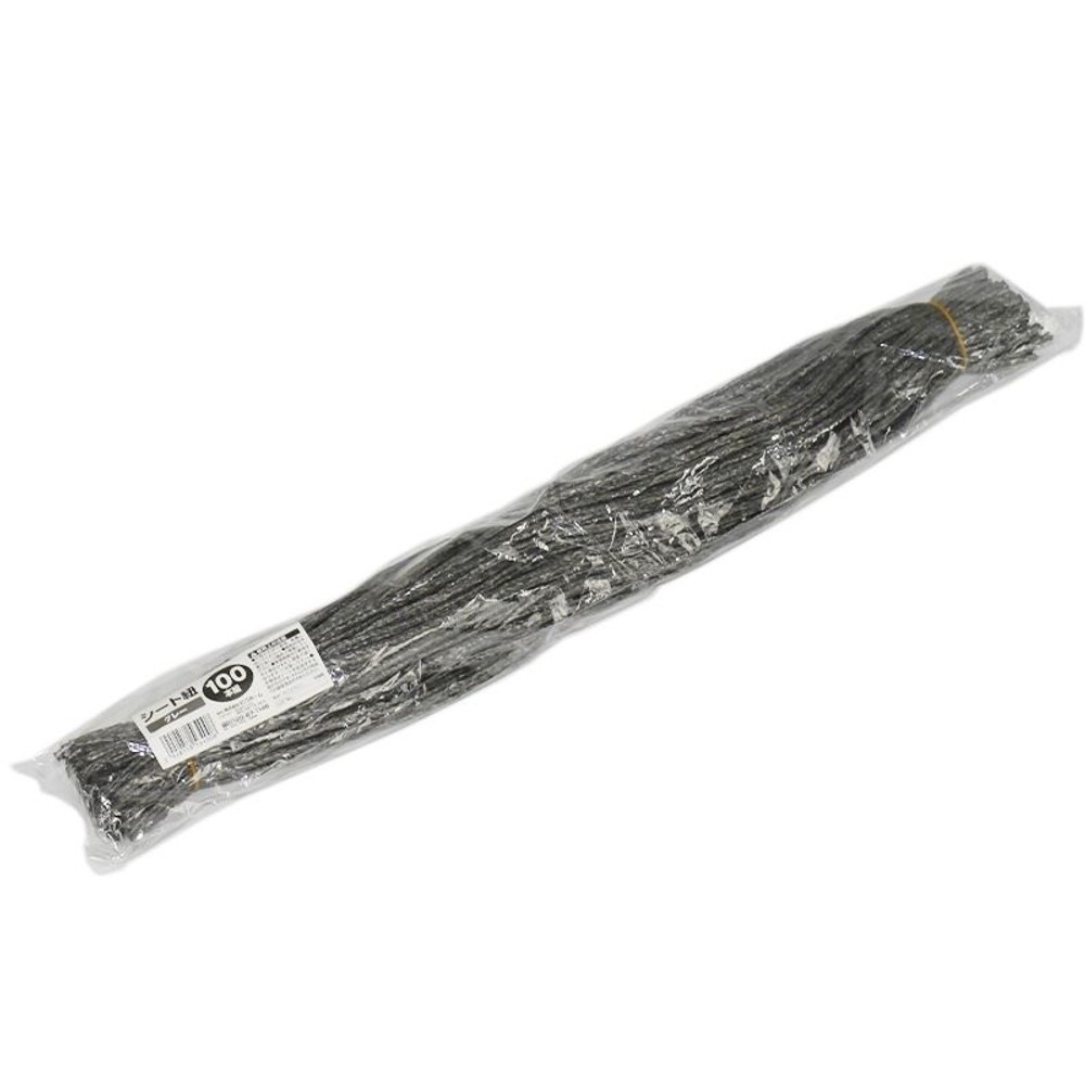 シ―ト紐　100本束, ホワイト, 60cm