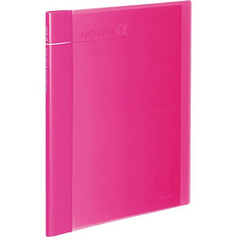 コクヨ  ノビータαクリヤーブック（24ポケット）, 青, A4