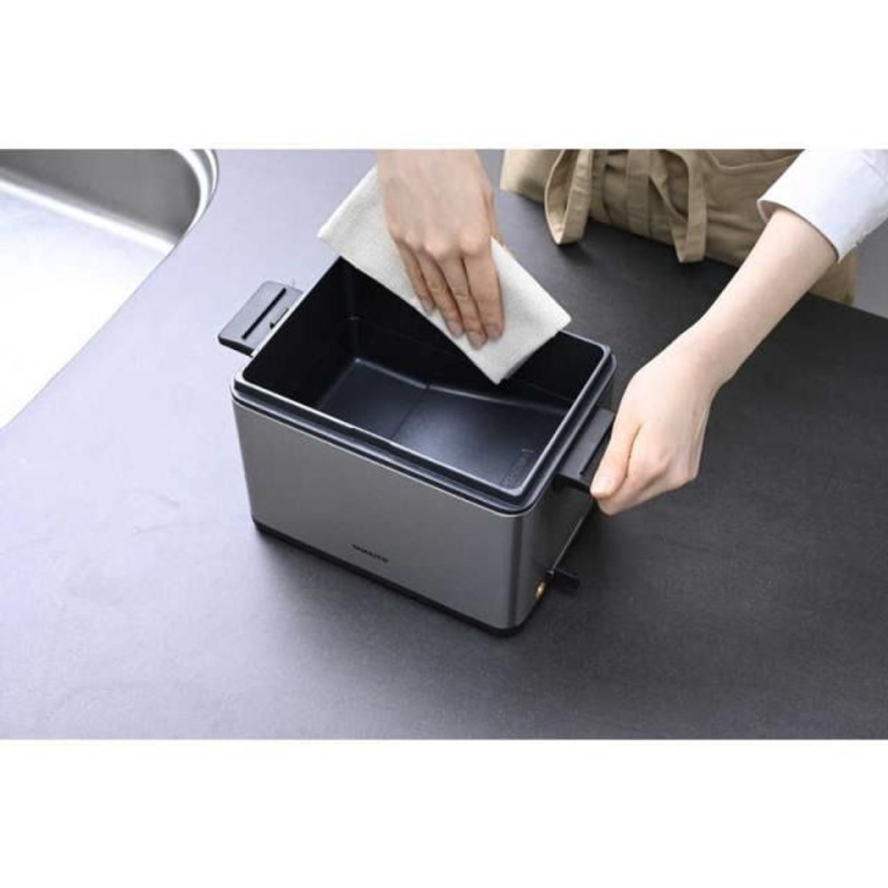 【数量限定】電気ローオイルフライヤー　ＹＡＧーＬ１００Ｓ, シルバー, 重量2.2kg