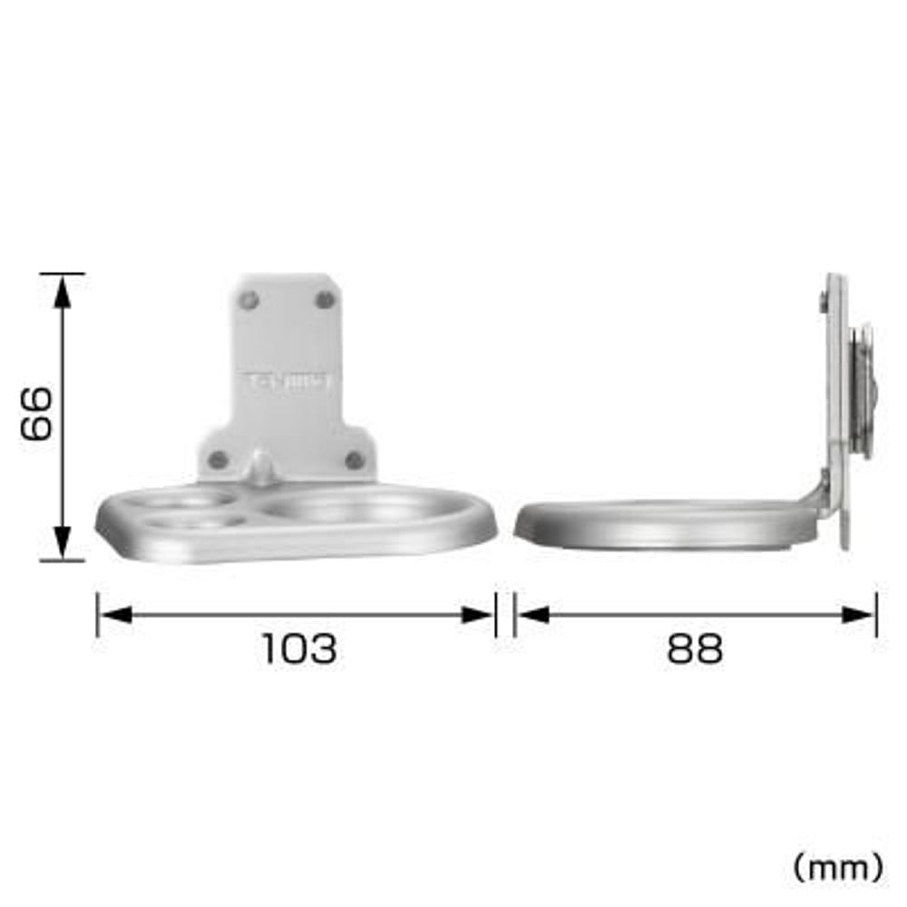TAJIMA　セフ工具ホルダーアルミ ハンマー3穴 SFKHA-H3, シルバー, 工具ホルダー　ハンマー3穴