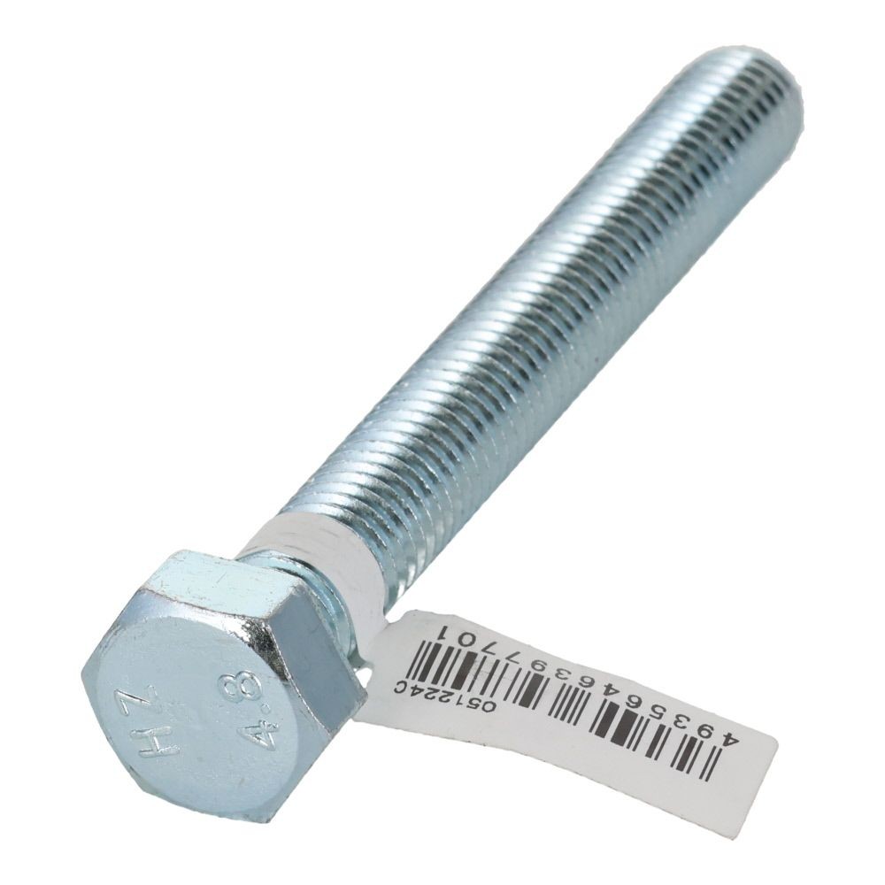 六角ボルト　ユニクロ　全ねじ　Ｍ１２&times;１００, 全ねじ, M12&times;100