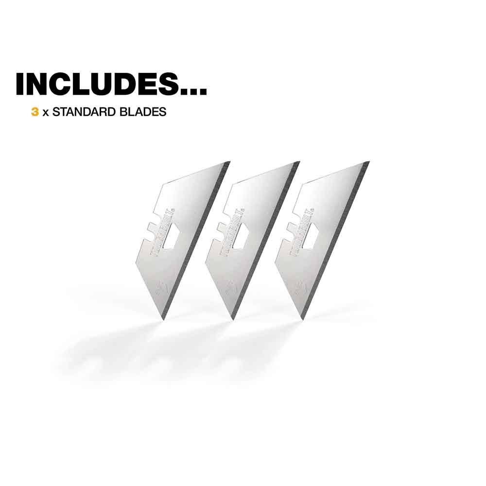 TOUGHBUILT（タフビルト）　5in1 電工用フォールディングユーティリティナイフ　TB-H4-12-IM , 黒, TB-H4-12-IM