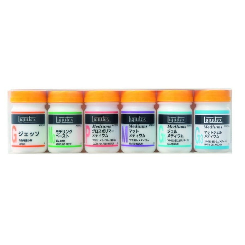 リキテックス  メディウム  （50ｍＬ）  6本セット  (16267005),  6本セット, 50nl6本セット