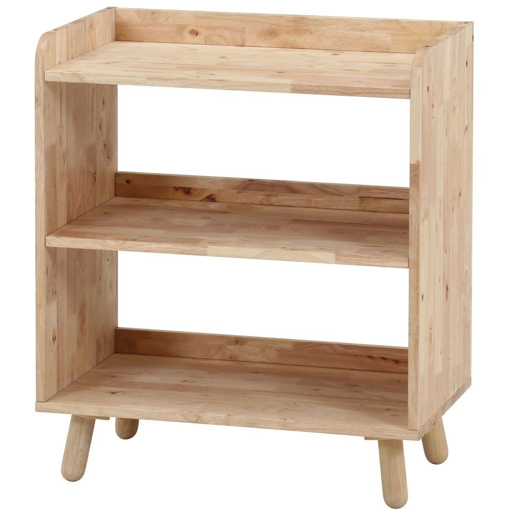 不二貿易 ＮＳ　壁面収納ユニット　ボトムラック【メーカー直送・代引不可】, ナチュラル, 幅700mm×奥行400mm×高さ800mm