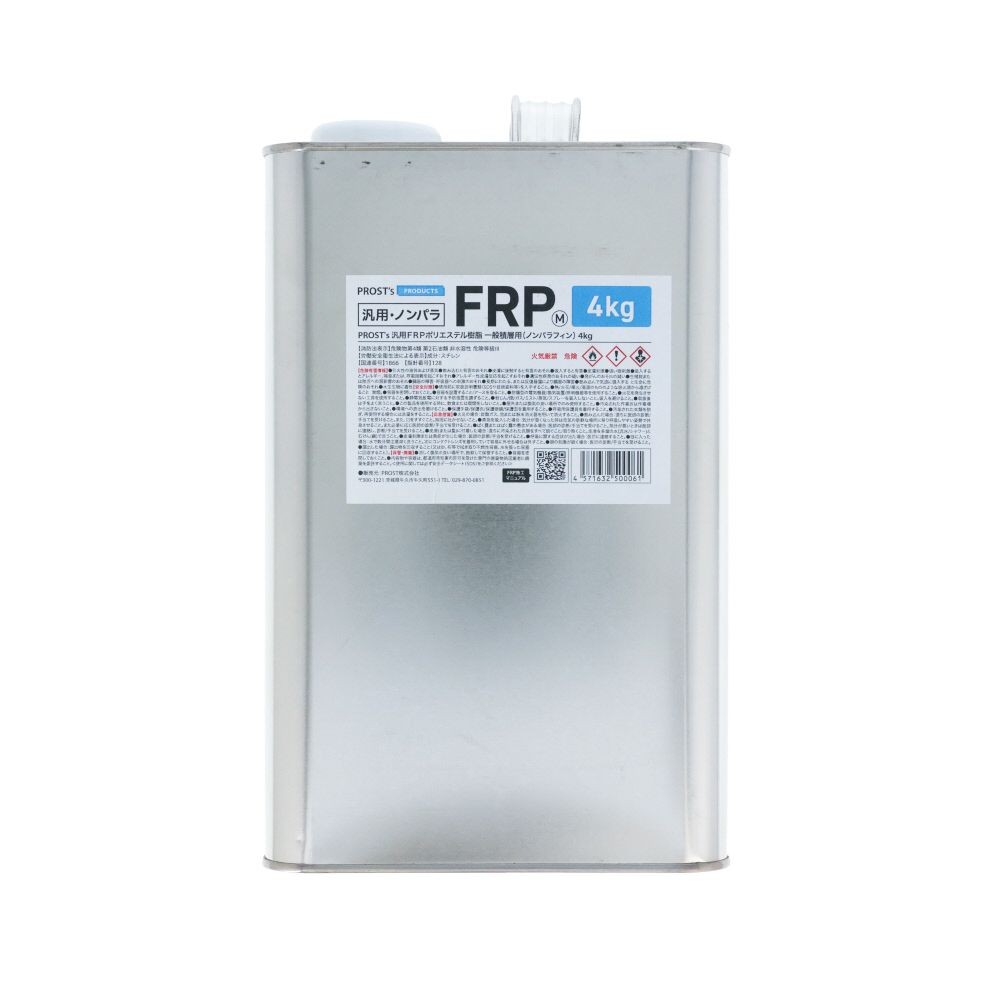FRPポリエステル樹脂　ノンパラ　4KG, ノンパラ, 4kg