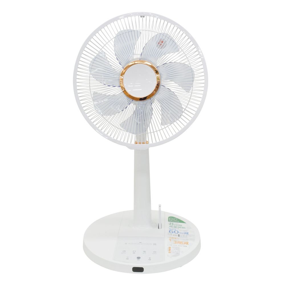 WIZ'A ウィザ　ＤＣフルリモコンリビング扇, 白, 1個入り