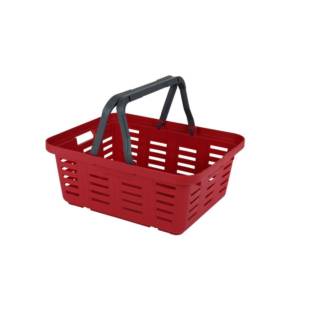 リングスター（RING STAR） スーパーバスケット　浅型　ハンドル付　レッド SB-465s/レッド, レッド, 浅型