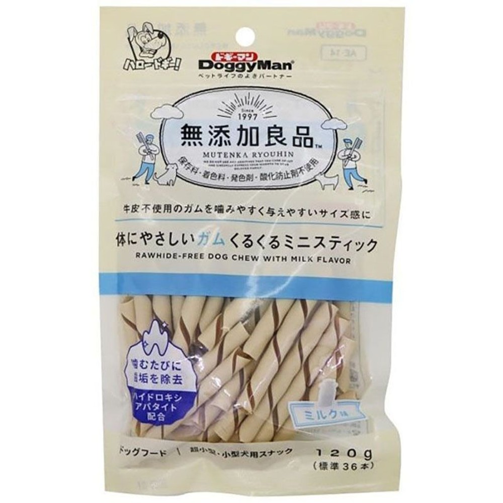 ドギーマン　無添加良品やさしいガムミニスティック120ｇ, その他カラー１, その他サイズ１