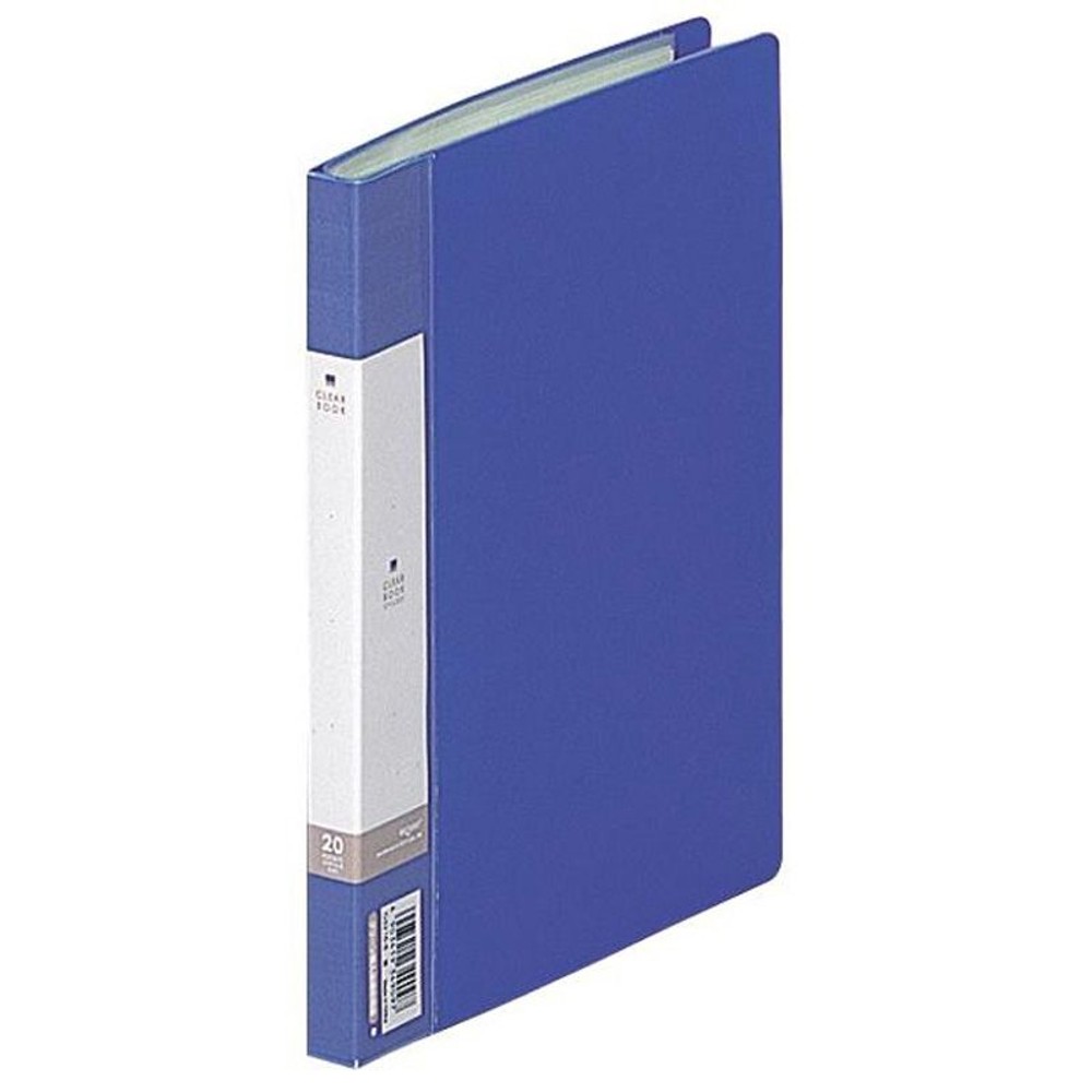 リヒト　クリヤーブックＡ5Ｓ　　Ｇ3216―8　アイ, 青, A5タテ