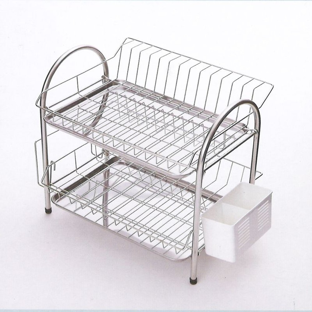 ステンレス水切りラック 2段, ステンレス, 2段