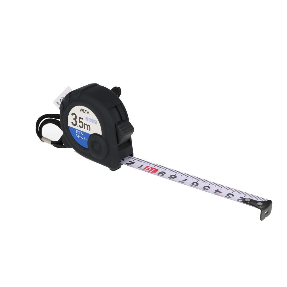 ウィザ WIZ'A　Ｗストップ付コンベ　３．５Ｍ&times;１６ｍｍ, ブラック, 16mm&times;3.5m