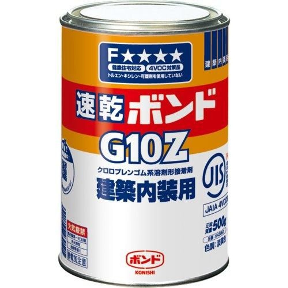 コニシ ボンド 速乾ボンドG10Z 500g, 淡黄色, 500g