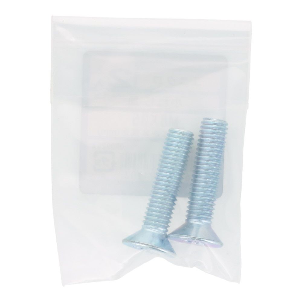 小ねじ　皿　ユニクロ　Ｍ８&times;３５ｍｍ　２本入, シルバー, M8&times;35mm