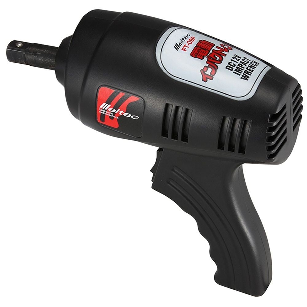 大自 電動インパクトレンチ DC12V FT-09P, ブラック, FT-09P