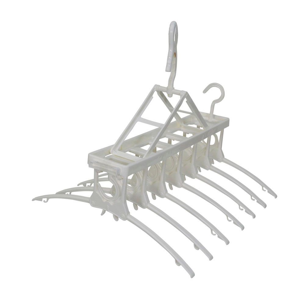 トリプル機能ハンガー, ホワイト, トリプル機能