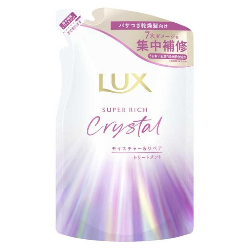 ユニリーバ ラックスSRクリスタル モイスチャーリペア トリートメント 詰替, トリートメント, 300g