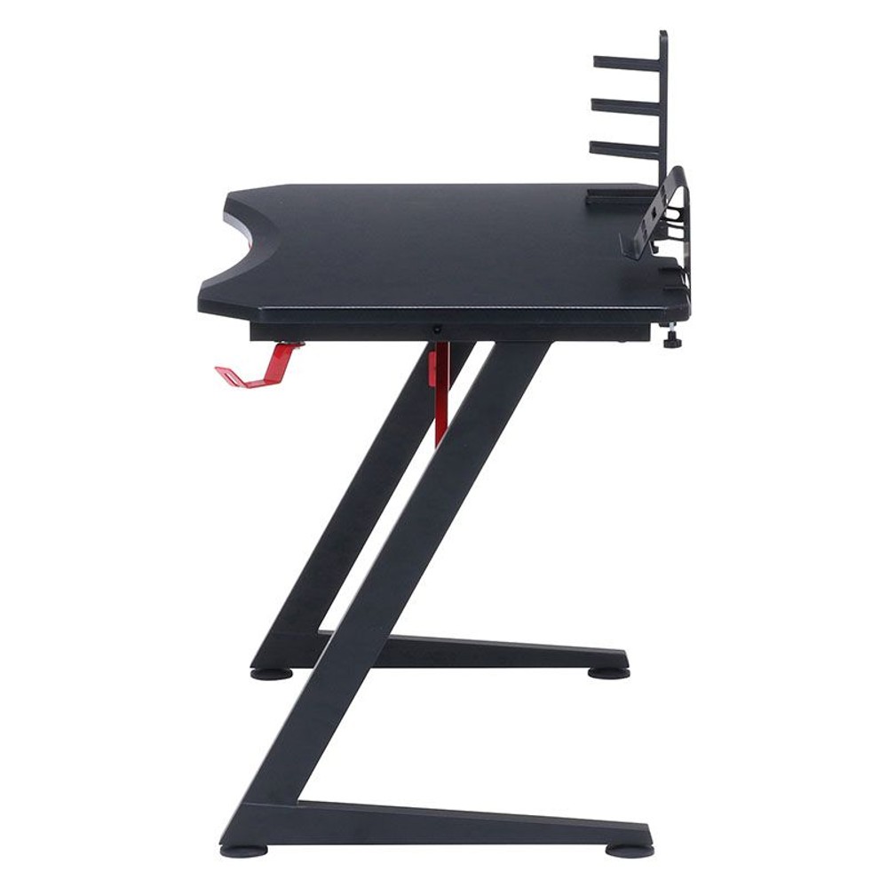 【ネット限定価格】不二貿易 ゲーミングデスクレイズ 【メーカー直送・代引不可】, レッド, BE-1952