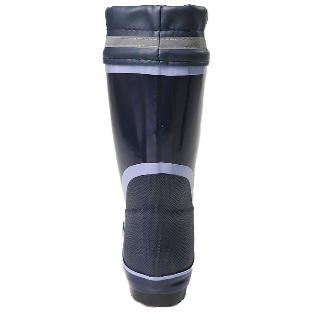 泥が詰まりにくい靴底の婦人カラーブーツ, ネイビー（23.0）, ２３．０ｃｍ