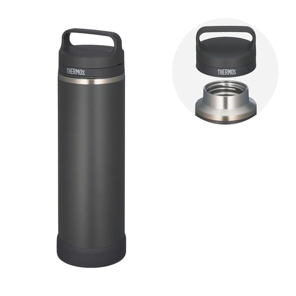 サーモス　真空断熱ケータイマグ　ＪＯＷー１０００　ＳＭＢ, スモークブラック, 1.0L