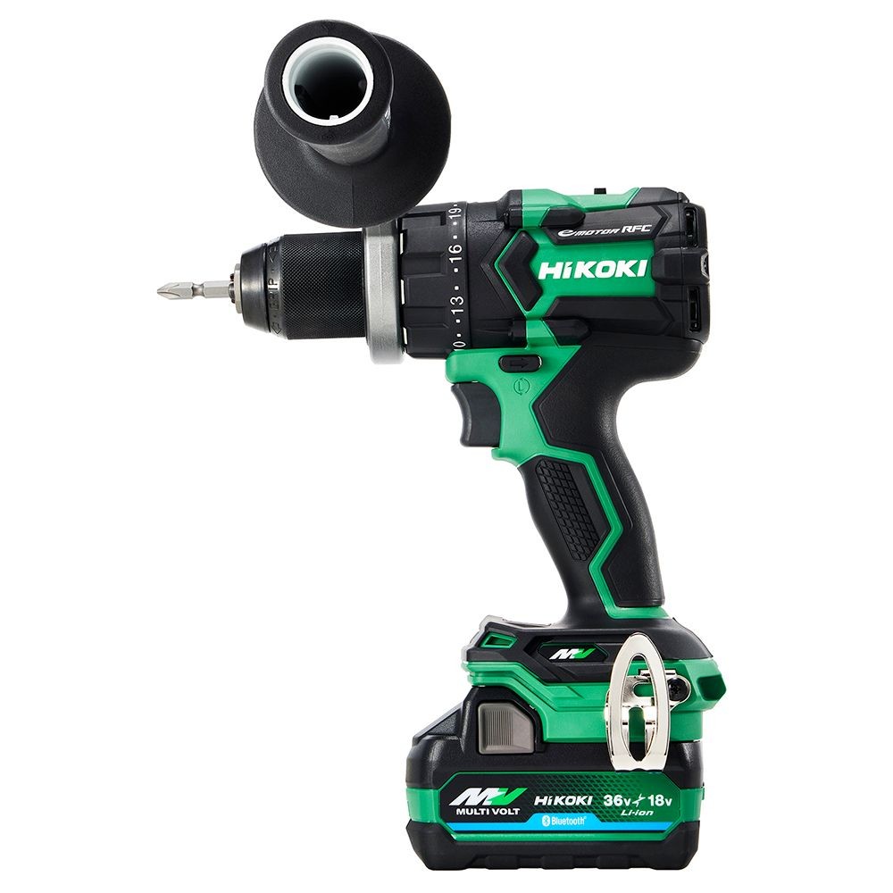 ハイコーキ　HIKOKI ３６Ｖドライバドリル（蓄電池２個、充電器付き） DS36DC (2XPSZ), グリーン, DS36DC (2XPSZ)