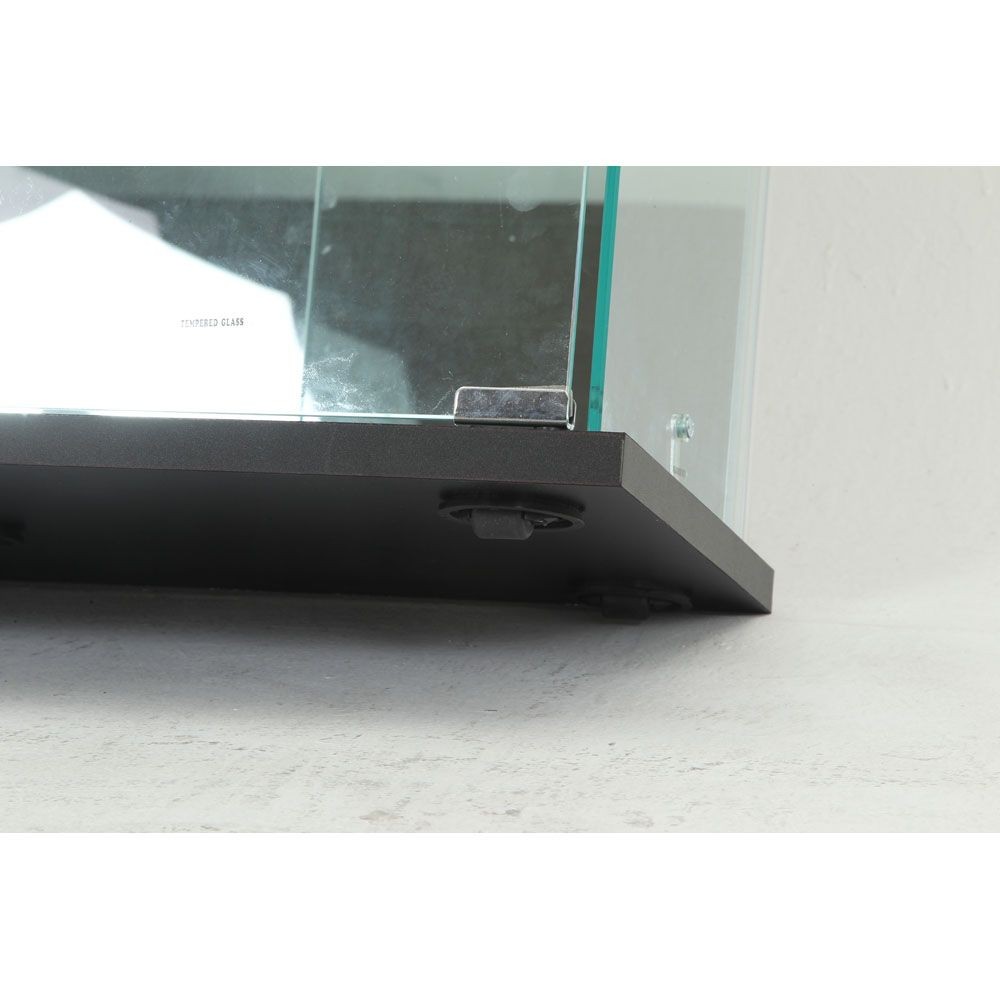 不二貿易 ガラスコレクションケース　ＢＡＡＬ　ワイド　ＢＫ【メーカー直送・代引不可】, ブラック, 幅600mm&times;奥行300mm&times;高さ1195mm