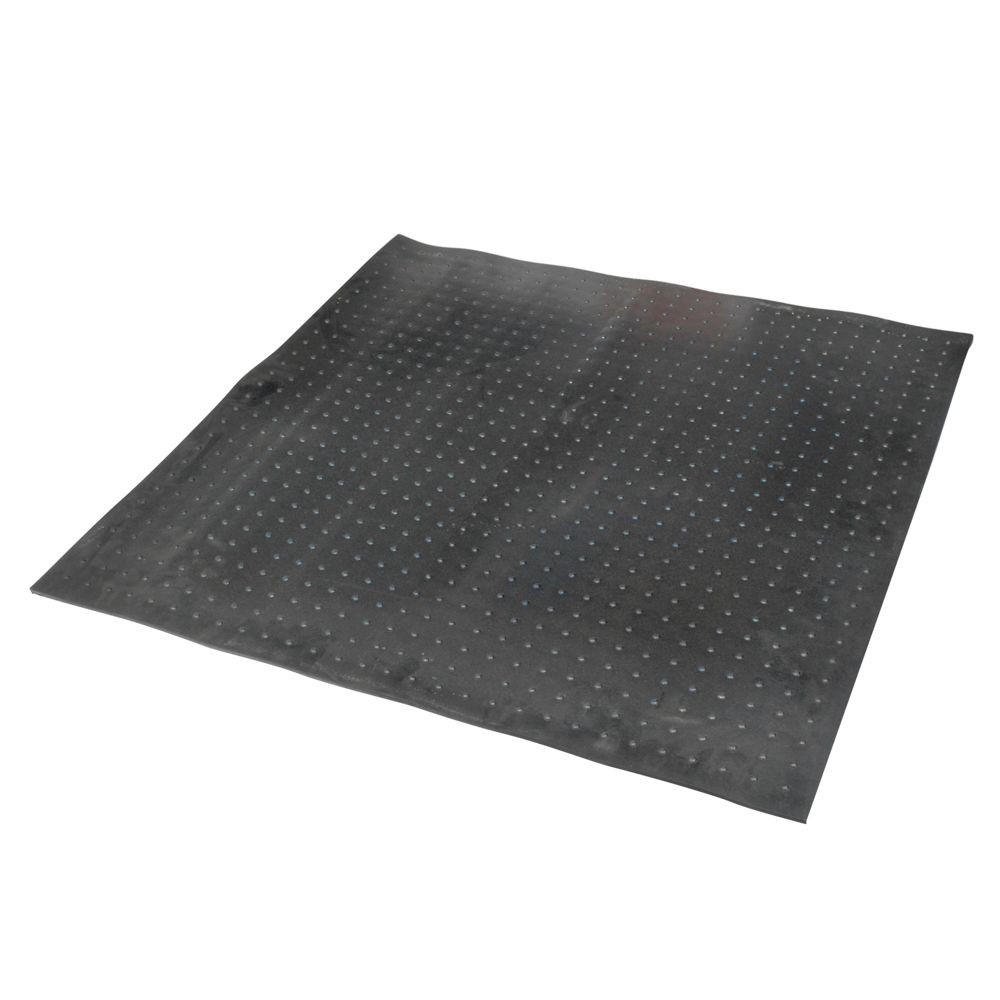 ゴム敷マット　約１０ｍｍｘ１ｍｘ１ｍ, ブラック, 10mm