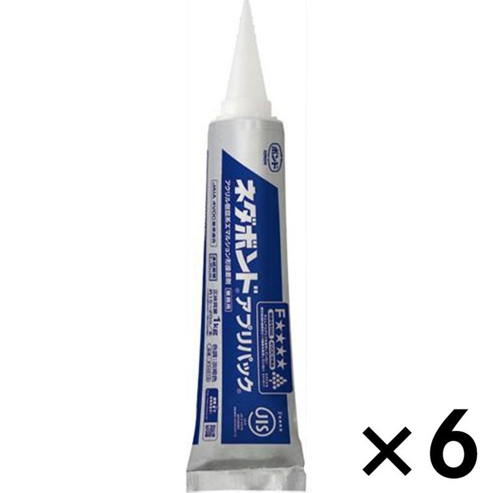 コニシ ボンド ネダボンド (アプリパック) 1kg×6個セット, 茶色, 1.0kg