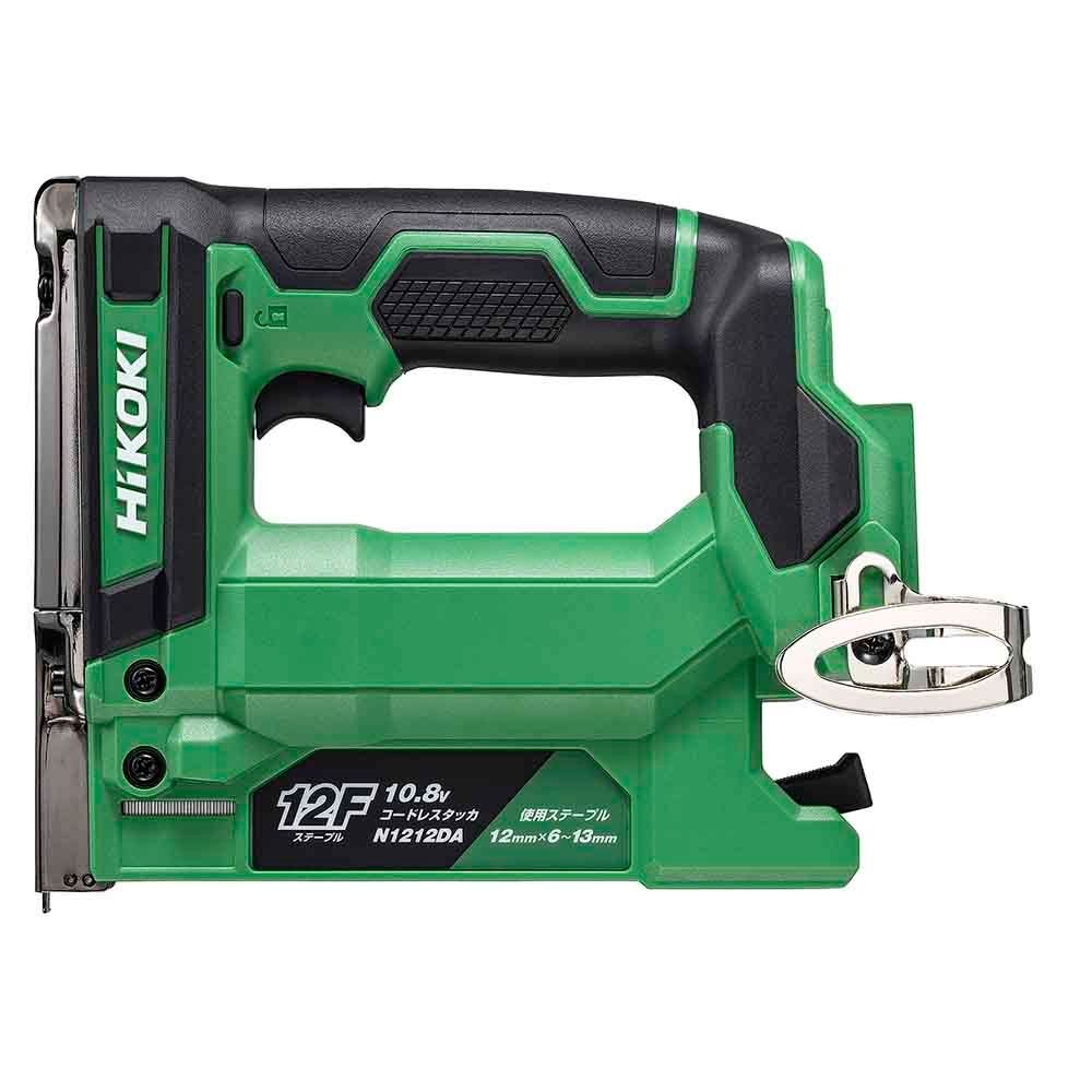 ハイコーキ　HiKOKI 10．8Ｖタッカ N1212DA NN, アグレッシブグリーン, N1212DA NN
