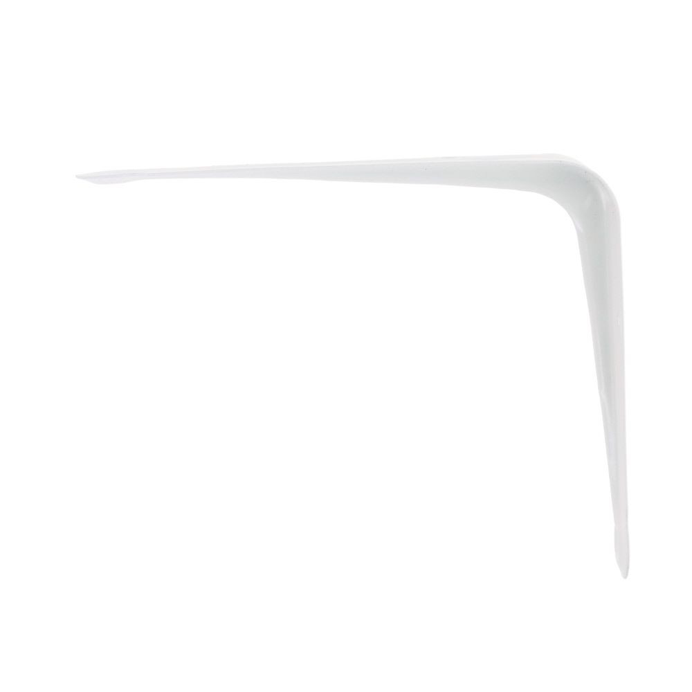 ハイロジック　棚受　バラ　１００&times;１２５ｍｍ, ホワイト, 1個入り