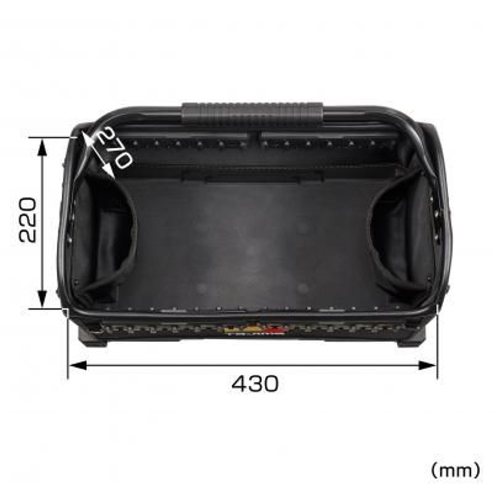 TAJIMA（タジマ） セフツールバッグ　TB-TBAG, ブラック, ツールバッグ