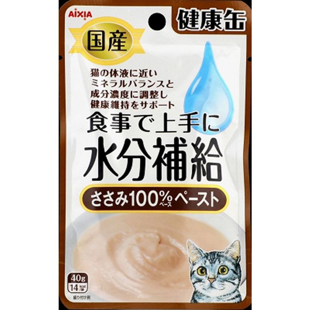 国産健康缶パウチ　水分補給　ささみペースト40ｇ, その他カラー１, その他サイズ１