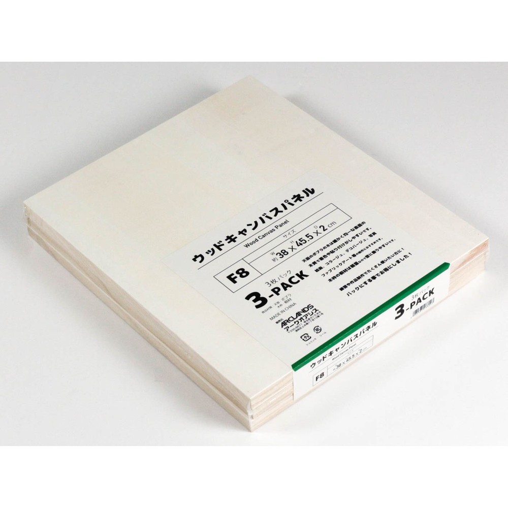 輸入木製パネルＦ８　３枚パック, 木, F8(455×380mm)