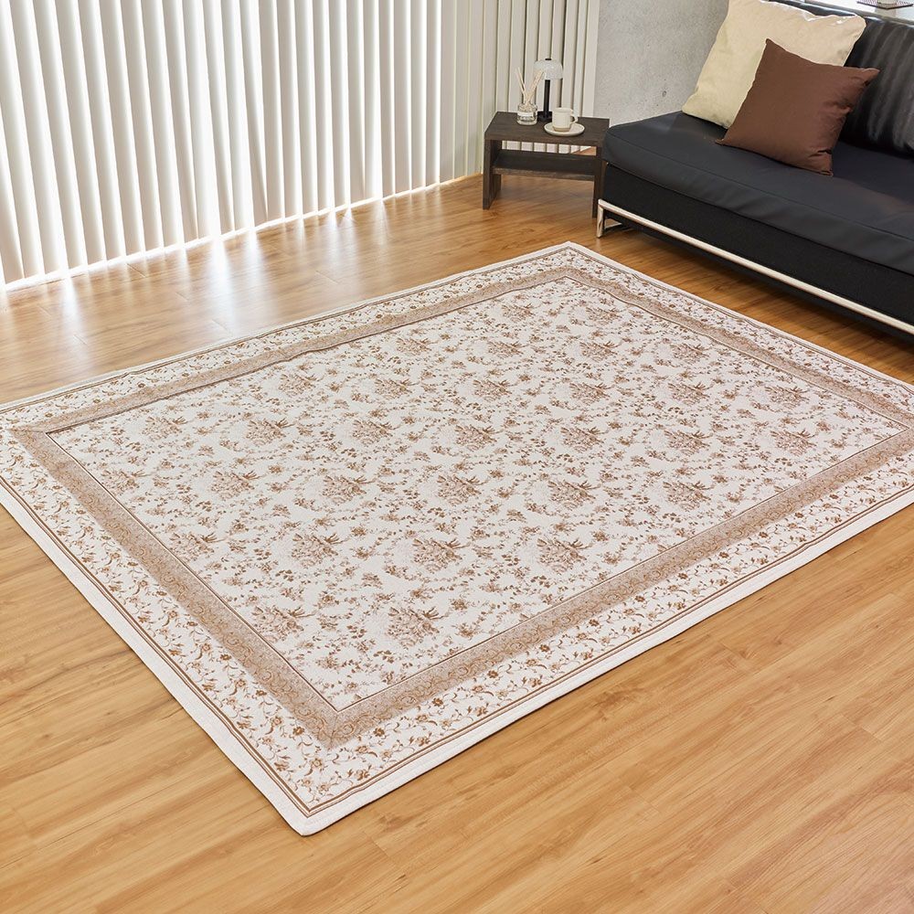 オールシーズンウォッシャブラグ　ＺＦＲ　１９０&times;２４０ｃｍ　ベージュ, ベージュ, 190&times;240cm