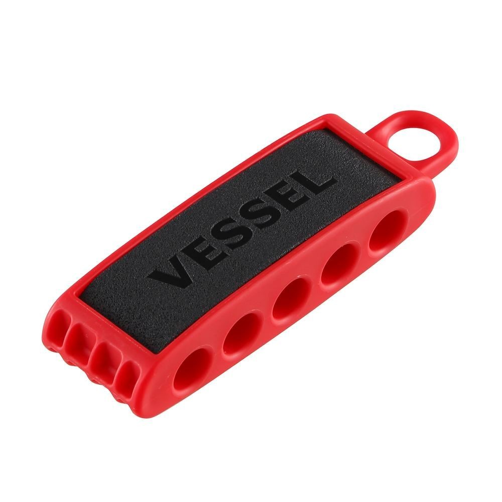 ベッセル（VESSEL） ビットホルダー　５本用　赤 BH-05R, 赤, 5本用