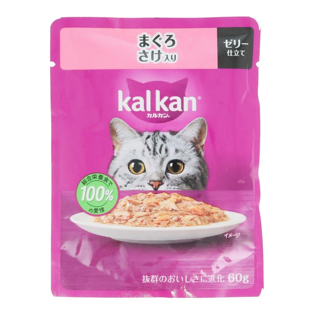カルカンパウチ　まぐろ　さけ入り, まぐろ　さけ入り, 60g