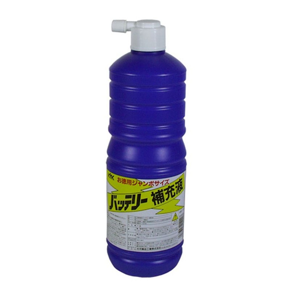 KYK　バッテリー補充液　1L, 精製水100％（透明）, 1.0L