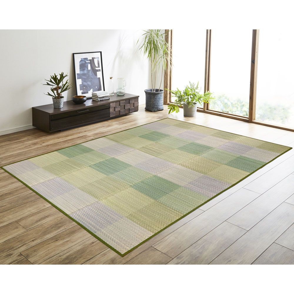 撥水・防ダニい草ラグ　クレル　約190ＸＧＮ　190Ｘ250ｃｍ, その他カラー１, その他サイズ１