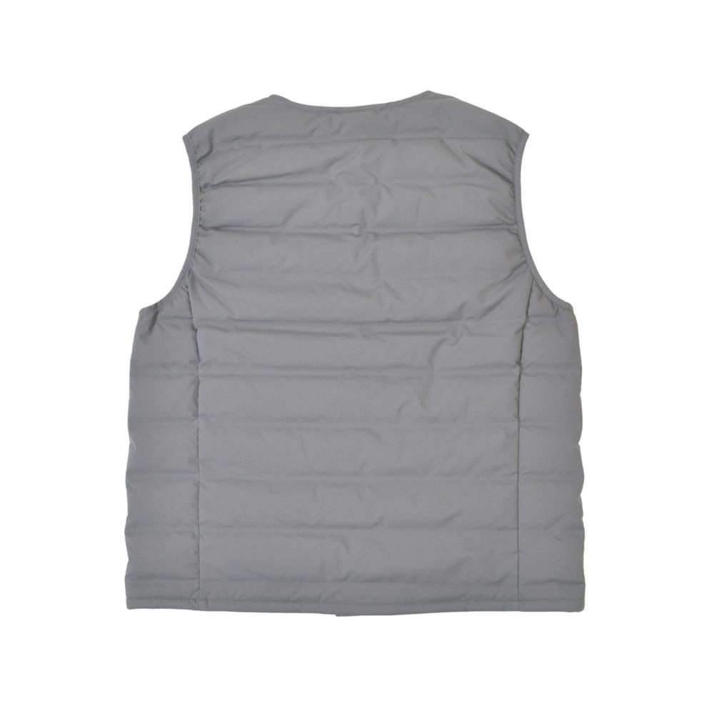 インナーシームレスダウンベスト　チャコール, チャコール, Mサイズ