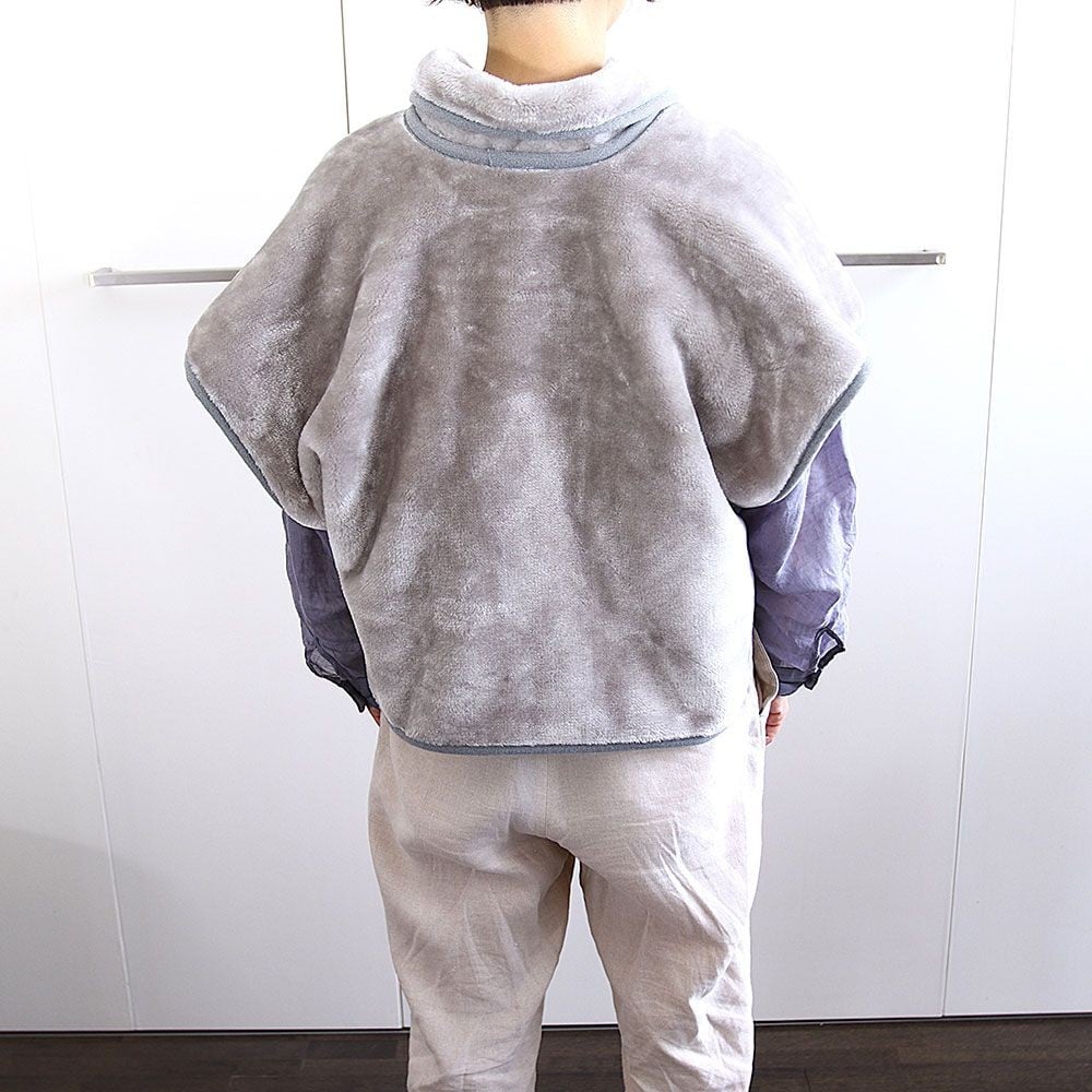 アクリルレーヨン混　肩当て　身幅６５&times;身丈５０ｃｍ　グレー, グレー, 身丈50cm