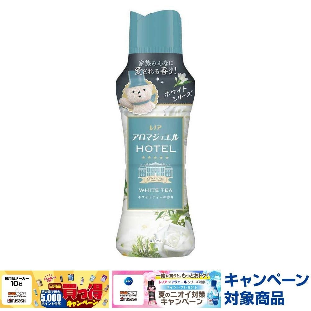 P＆G レノア アロマジュエル ホワイトティーの香り本体 420ml, ホワイトティー, 420ml