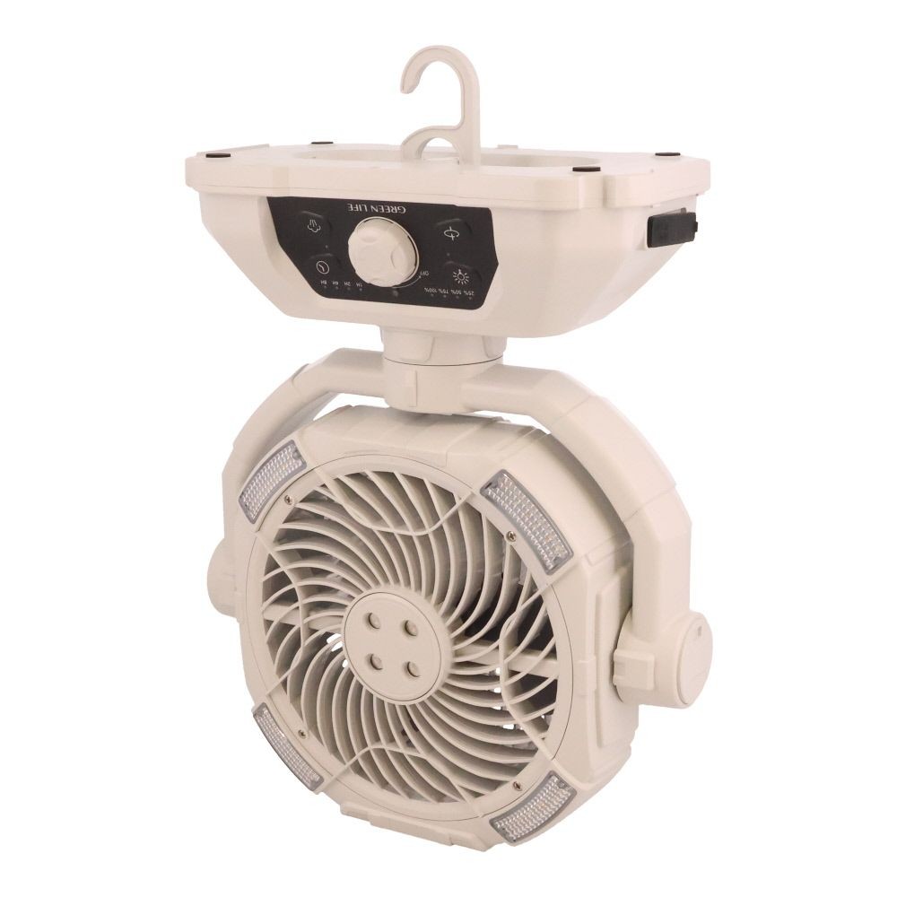 グリーンライフ ポータブル電動ミストファン G-Mist DMF-GMP3, グレー, 幅276mm&times;奥行150mm&times;高さ555mm