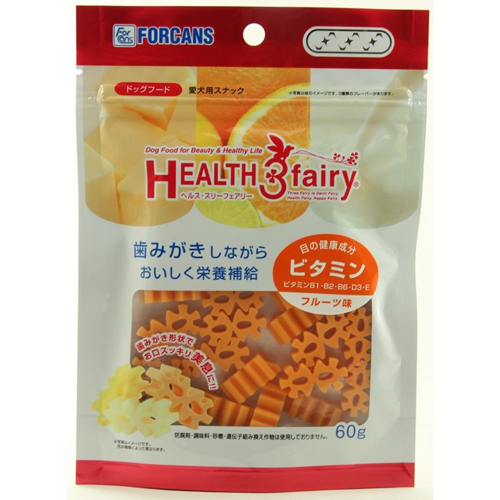 ヘルス・スリーフェアリー　ビタミン　フルーツ味　６０ｇ, -, 60g