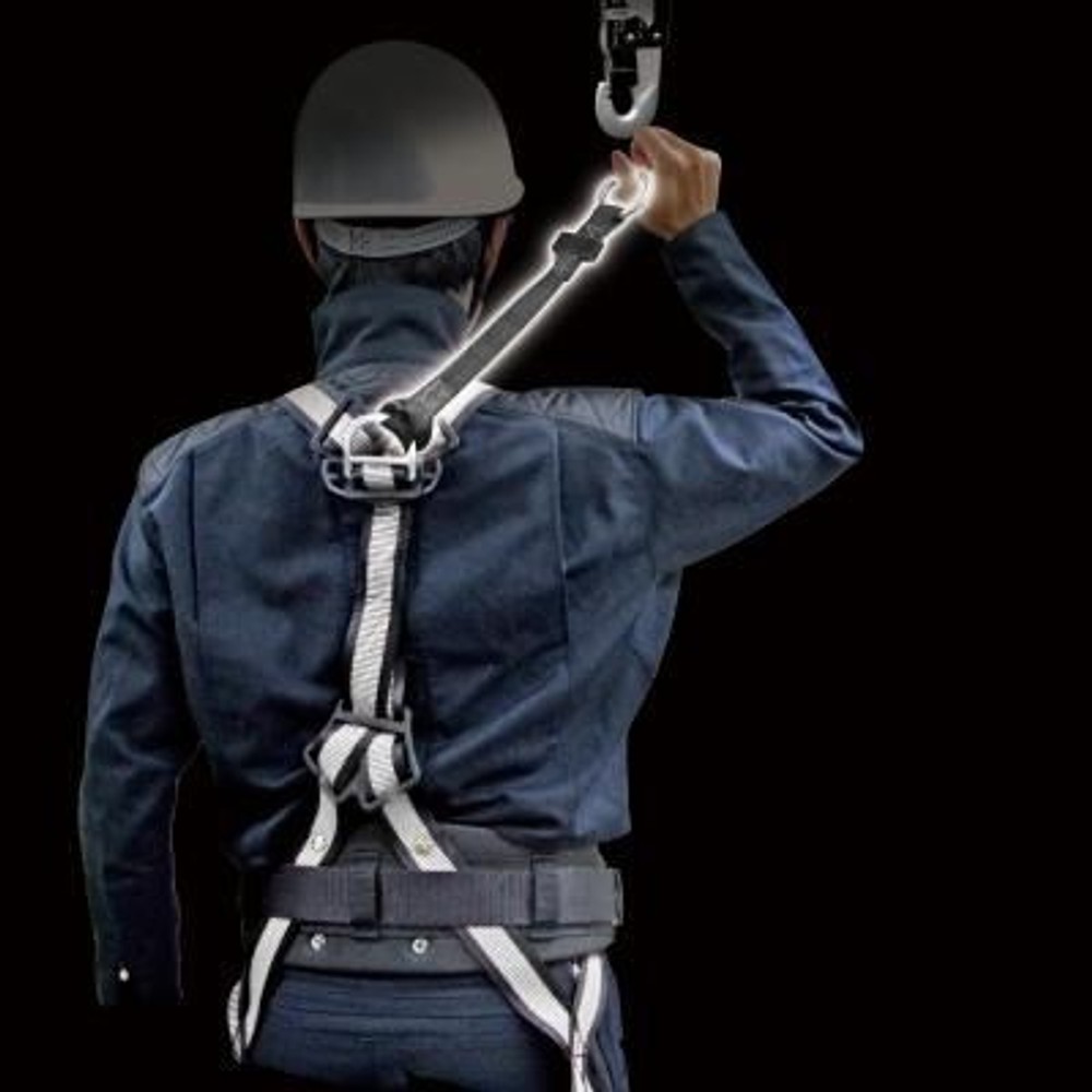 TAJIMA　安全ブロック接続ストラップ　ABSS, 黒, 550mm
