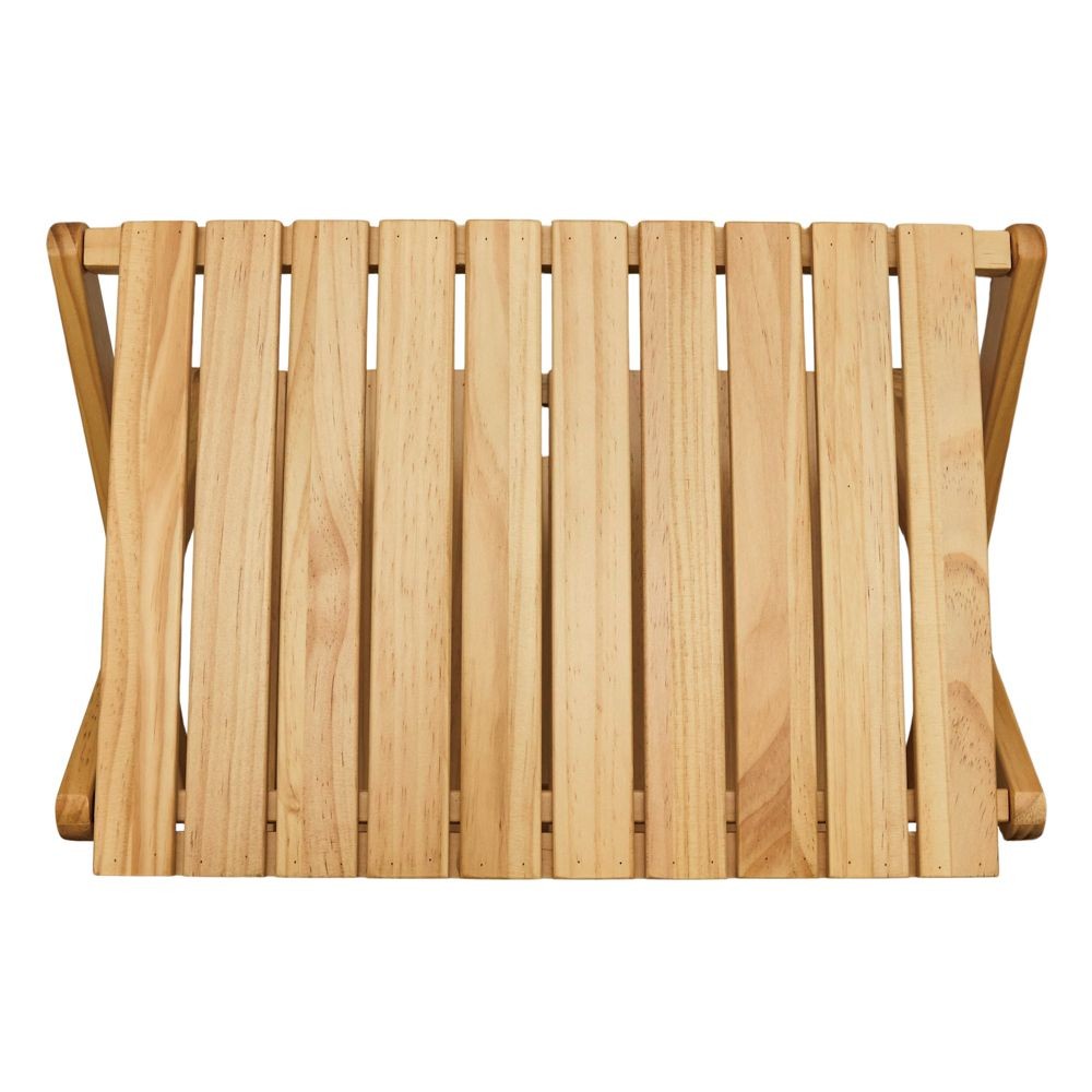 WIZ'A ウィザ　木製フォールディングラック　幅４６ｃｍ　４段, 天然木, 4段