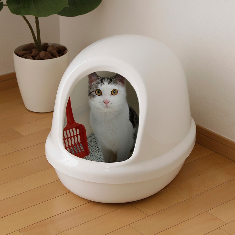 ネコのトイレフルカバーＰーＮＥー５００ーＦ, 白, -