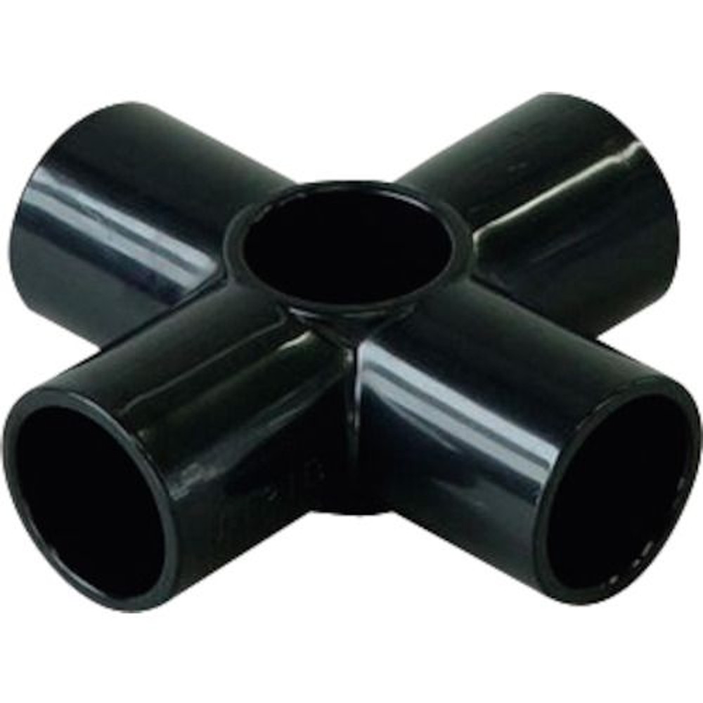 YAZAKI 矢崎化工 イレクタープラスチックジョイント J-121B S 枠・パイプのつなぎ用　Φ28用, アイボリー, J-121B S