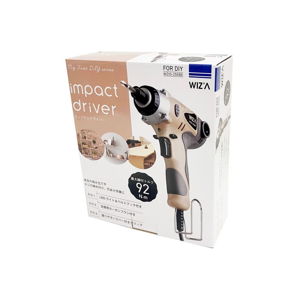 ウイザWIZ'A　ＡＣインパクトドライバー コード式 WZID-250BE, ２５０ＢＥ, ＡＣ１００Ｖ